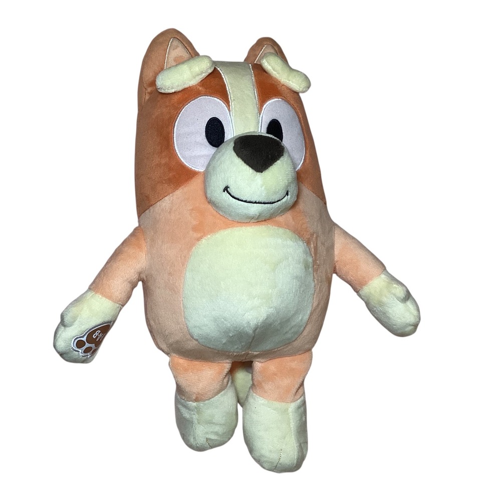 Build-A-Bear Bluey Bingo Heeler Plush Stuffed Animal Orange 12 Inch Toy